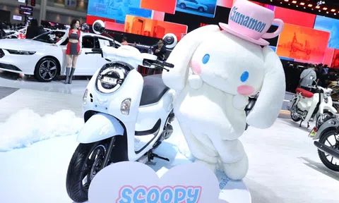Xe tay ga Honda Scoopy phiên bản chó bông Cinnamoroll hơn 1.800 USD