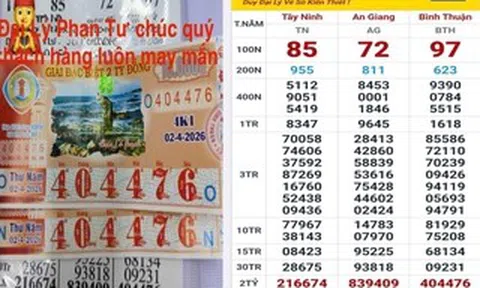 2 giải độc đắc xổ số miền Nam lộ diện vào sáng sớm 3-4