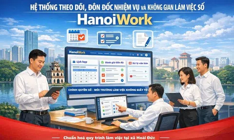 Ra mắt HanoiWork, công cụ đánh giá cán bộ theo hiệu suất công việc