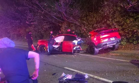 Tình trạng tài xế Porsche Cayenne trong vụ tai nạn khiến xe đứt đôi