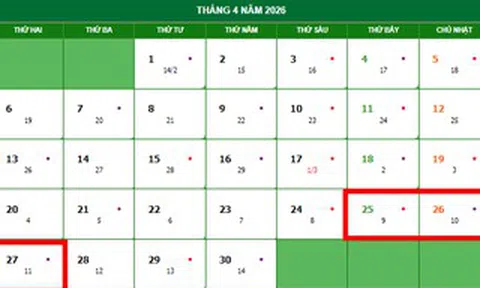 Bộ Nội vụ: Không hoán đổi ngày nghỉ dịp Giỗ Tổ Hùng Vương và 30-4, 1-5