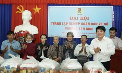 Thành lập nghiệp đoàn bán vé số dạo ở Tây Ninh