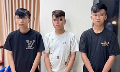 Bắt khẩn cấp 3 thiếu niên gây ra 3 vụ cướp táo tợn