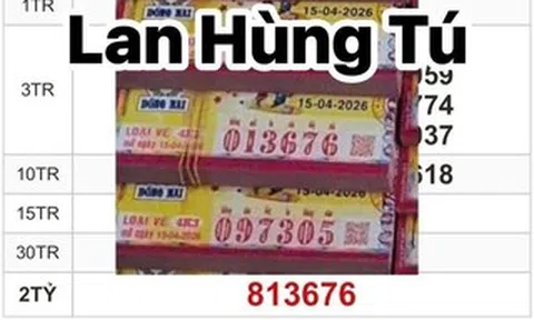 Sáng 16-4, tiếp tục xuất hiện 160 vé xổ số miền Nam trúng độc đắc và an ủi