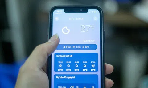 Có gì trong app “Thời tiết Việt Nam” vừa ra mắt, dùng miễn phí trên smartphone?