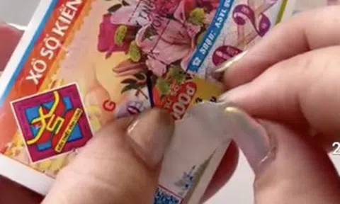 Cảnh báo chiêu lừa đổi thưởng bằng vé số giả