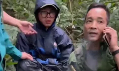 VIDEO: Tìm thấy nam sinh viên mất tích khi leo núi Tam Đảo