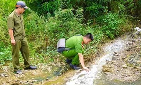 C05 - Bộ Công an vào cuộc vụ nước giếng khoan nhà dân đổi màu tím bất thường