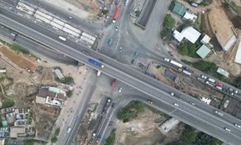 Nút giao Mỹ Thủy đạt 75% tiến độ, còn vướng mặt bằng 6 hộ dân