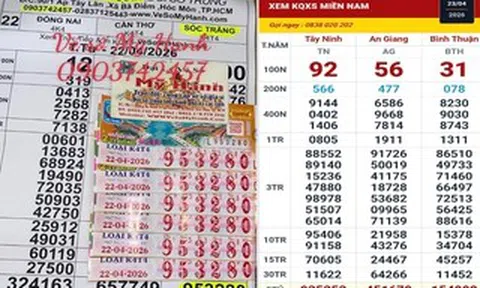 Chiều 24-4, nhiều người ở TPHCM và Vĩnh Long trúng xổ số miền Nam