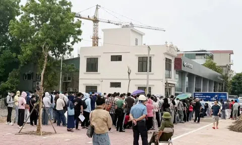 Tái diễn cảnh xếp hàng nộp hồ sơ mua NƠXH tại Hà Nội
