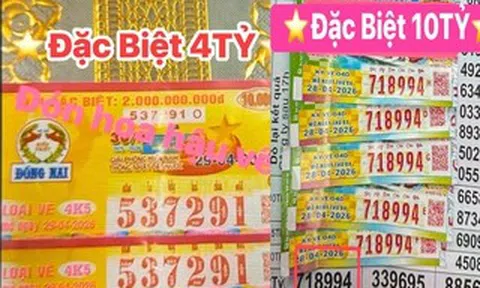 Ba giải độc đắc xổ số miền Nam cùng lộ diện vào chiều 30-4