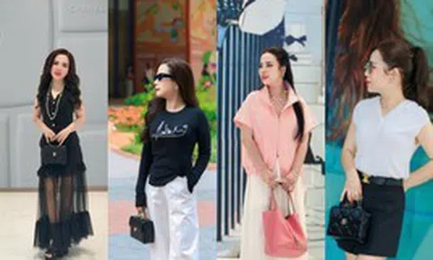 "Học lỏm" bí quyết phối đồ ngày hè sang - xịn - mịn từ doanh nhân Tuấn Hương