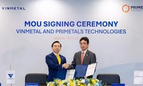 Vinmetal hợp tác Primetals phát triển công nghệ sản xuất thép tiên tiến hàng đầu thế giới