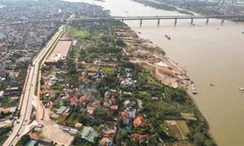Hà Nội: Thống nhất di dời, quy hoạch toàn bộ khu dân cư ngoài đê sông Hồng, an toàn thoát lũ