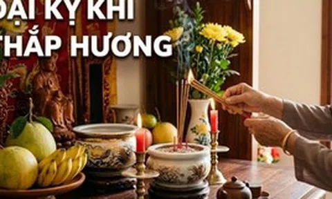 5 đại kỵ khi thắp hương