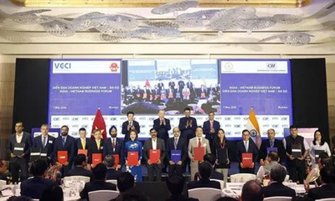 Doanh nghiệp Việt Nam - Ấn Độ ký nhiều thỏa thuận hợp tác về hàng không, du lịch, logistics, công nghệ
