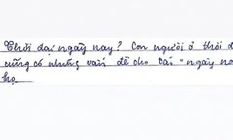 Câu văn của một học sinh khiến giáo viên ngỡ ngàng, nhiều người phải thốt lên: Đọc xong mà thấy muôn kiếp nhân sinh!