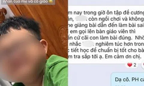 Cô giáo vừa nhắn một câu, mẹ lập tức phối hợp cực mượt: Phản ứng của cậu con trai khiến ai xem cũng bật cười