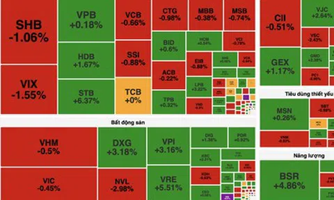 VN-Index đảo chiều vượt 1.900 điểm, cổ phiếu dầu khí và bất động sản hút dòng tiền