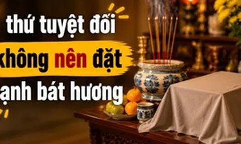 1 thứ tuyệt đối không nên đặt cạnh bát hương