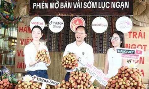 Phó chủ tịch tỉnh livestream bán vải thiều thu hút hàng trăm ngàn lượt xem, chốt 4.830 đơn