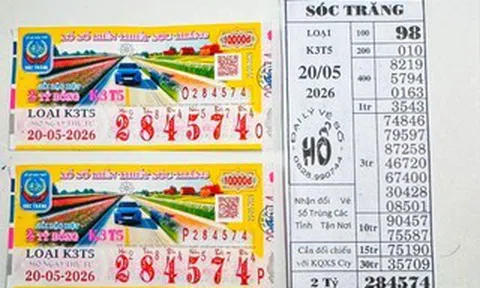 Hai giải độc đắc xổ số miền Nam xuất hiện người trúng vào chiều 21-5