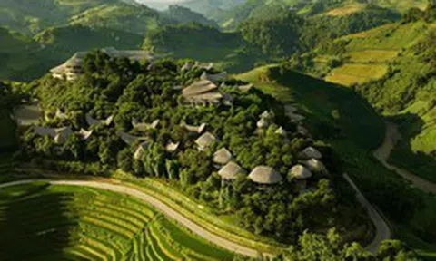 Việt Nam có khu nghỉ dưỡng vừa ẵm giải danh giá châu Á, nằm lọt giữa thung lũng ruộng bậc thang đẹp nhất nhì thế giới