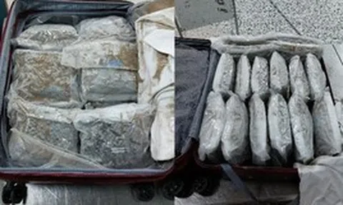 Nữ KOL 23 tuổi bị bắt vì buôn chất cấm, phát hiện 17 kg tang vật trong vali
