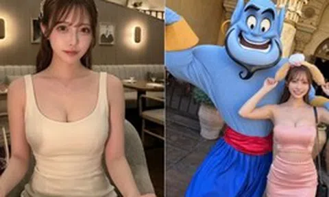 Ăn mặc hở quá đà rồi tạo dáng chụp ảnh tại Disneyland, hot girl xinh đẹp nhận vô số gạch đá