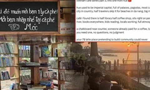 Khách Tây chê ly latte 7 đô phải ngỡ ngàng trước một quán cà phê ở Huế