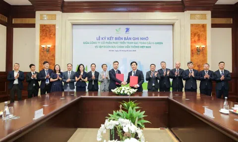 V-Green hợp tác VNPT phủ rộng trạm sạc và tủ đổi pin trên toàn quốc