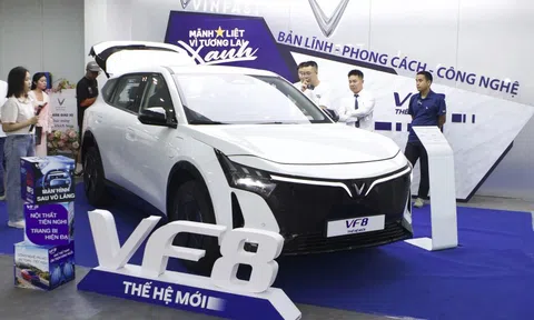 VinFast nhận cọc VF 8 thế hệ mới, với ưu đãi lên đến 51 triệu đồng