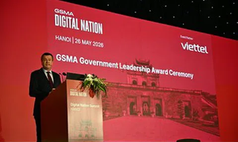 Việt Nam nhận Giải thưởng Lãnh đạo Chính phủ 2026 của GSMA về chuyển đổi số