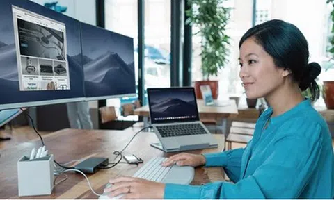Khoảng cách an toàn từ mắt đến màn hình máy tính giúp dân văn phòng không bị đau cổ vai gáy