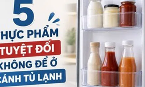 5 loại thực phẩm tuyệt đối không nên để ở cánh tủ lạnh