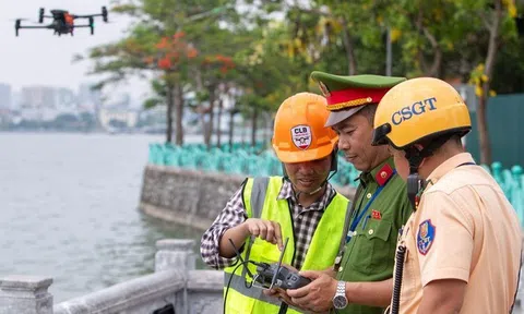 Từ tháng 6, Công an Hà Nội thử nghiệm UAV AI giám sát an ninh trật tự, giao thông từ trên không