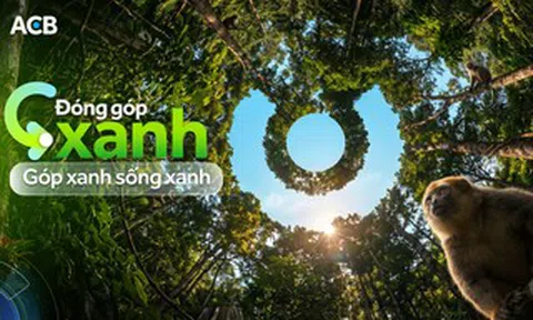 ACB triển khai sáng kiến “đóng góp xanh”