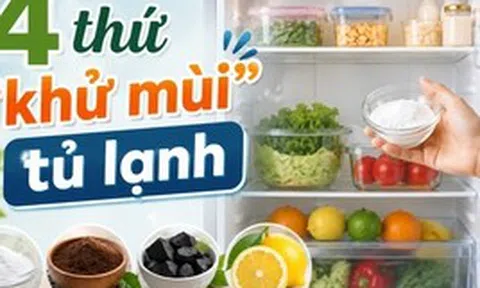 4 thứ "khử mùi" tủ lạnh