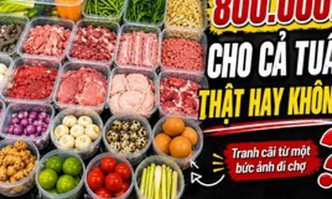 Vì sao bức ảnh đi chợ đầy ắp hải sản, rau, thịt giá 800.000 đồng gây tranh cãi, câu trả lời nằm ở nơi bạn sống