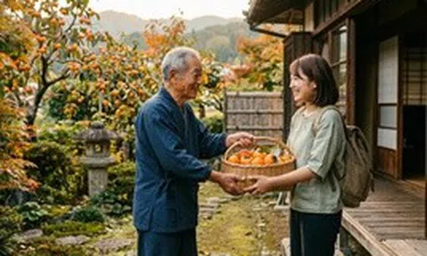 Lý giải hành động chặt cây khi có người xin quả của một số người Nhật