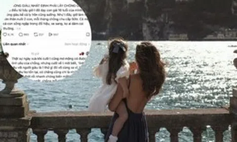 Bà mẹ gây náo động cõi mạng hôm nay: Dạy con "nhất định phải lấy chồng giàu" vì "kể cả ly hôn cũng sướng"