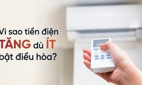 Vì sao tiền điện tăng 600.000/tháng dù ít bật điều hòa?