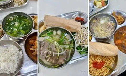 Bữa cơm bán trú 1 trường học ở Hà Nội khiến phụ huynh cũng mê tít: Cho người lớn đăng ký ăn cùng được không?