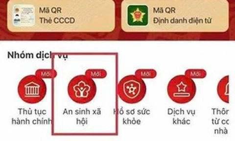 Cách tích hợp tài khoản hưởng An sinh xã hội trên VNeID