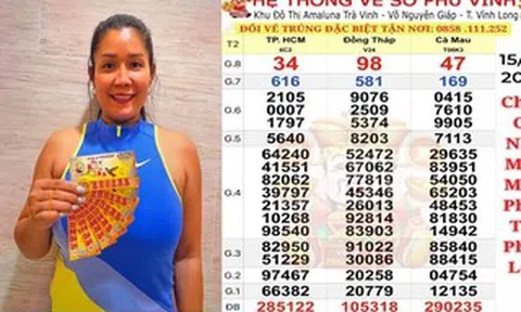 Hai giải độc đắc, 2 giải an ủi xổ số miền Nam lộ diện ở 2 tỉnh