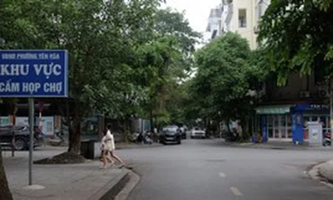 Khung cảnh khác lạ tại nơi từng là chợ tạm đông đúc nhất Khu đô thị Trung Hòa - Nhân Chính
