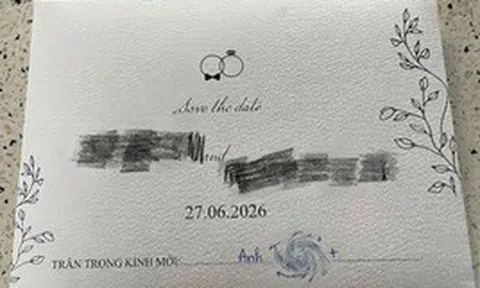 Tấm thiệp mời cưới gây xôn xao nhất hôm nay: Gửi đồng nghiệp đã có gia đình nhưng cách ghi tên lại khiến hội chị em tranh cãi nảy lửa