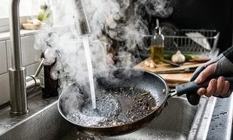 5 thói quen khiến chảo chống dính nhanh hỏng