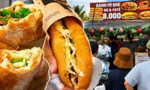 Món bánh mì nướng khiến khách nước ngoài mê mệt: Giá chỉ hơn 40k, xếp hàng tới số 60 vẫn kiên nhẫn chờ